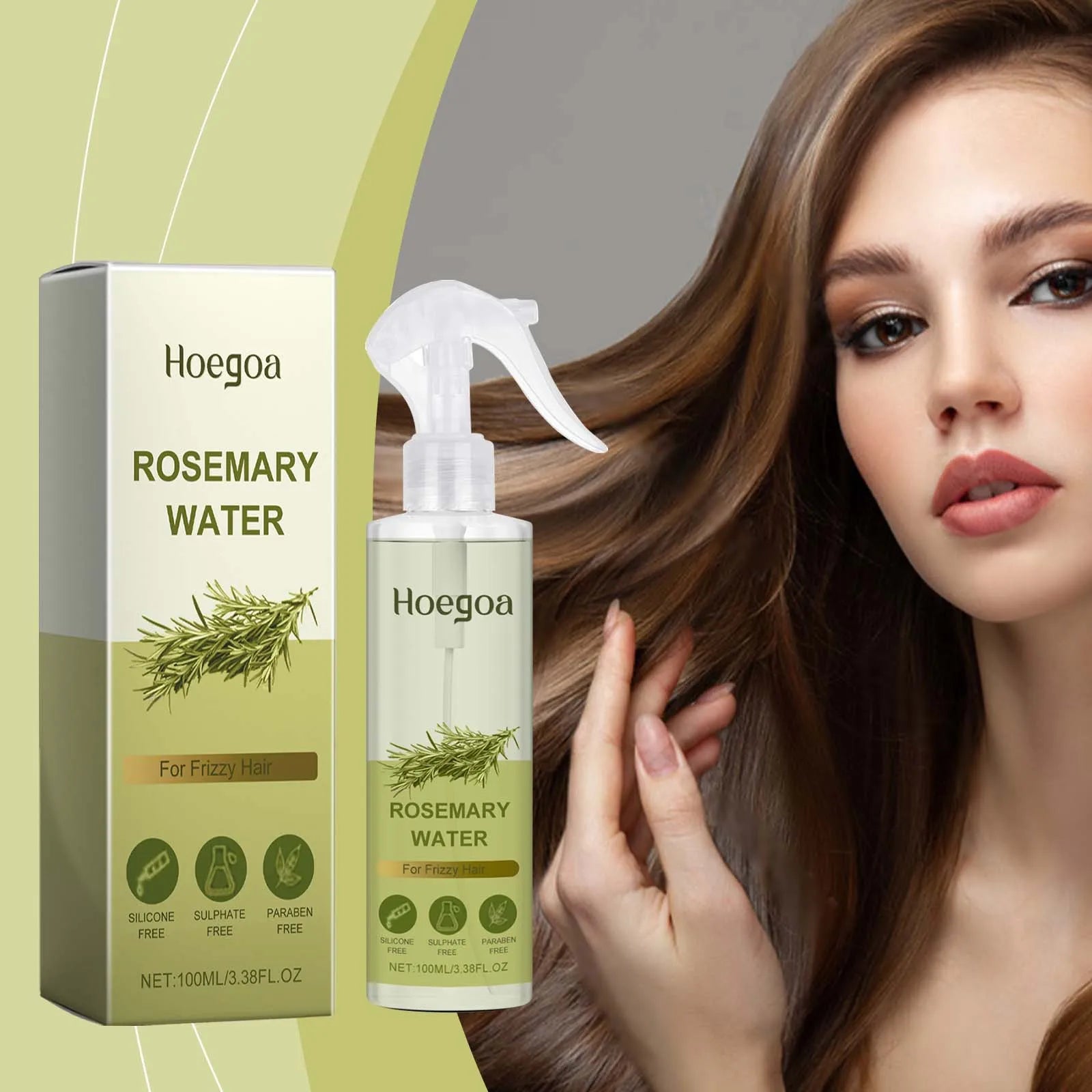 Hair Conditioner Spray Rosemary Smooth Lightweight Moisturizing Soft Fragrance Retention Toughness Damage Hair Repair Solution