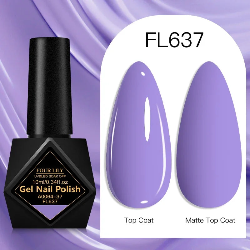 10ml Gel Nail Polish 162 Colors Nail Supplies Vernis Semi Permanent Nail Art Manicure Soak Off LED UV Gel Nail Varnishes Summer