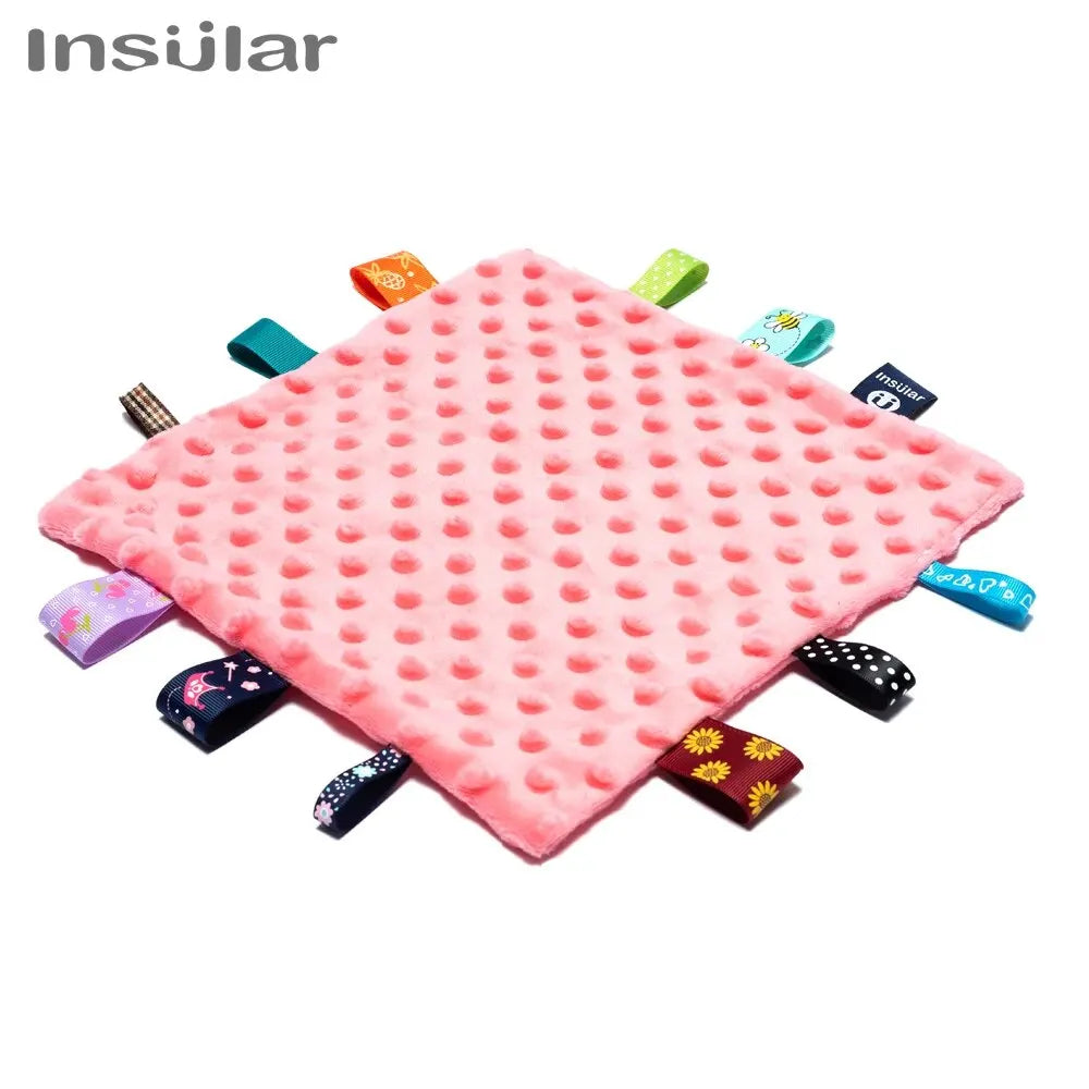 25*25cm Baby Soothe Appease Towel High Quality Soft Baby Calm Wipes Baby Towel Blanket Cute Cartoon Plush Toys For Baby