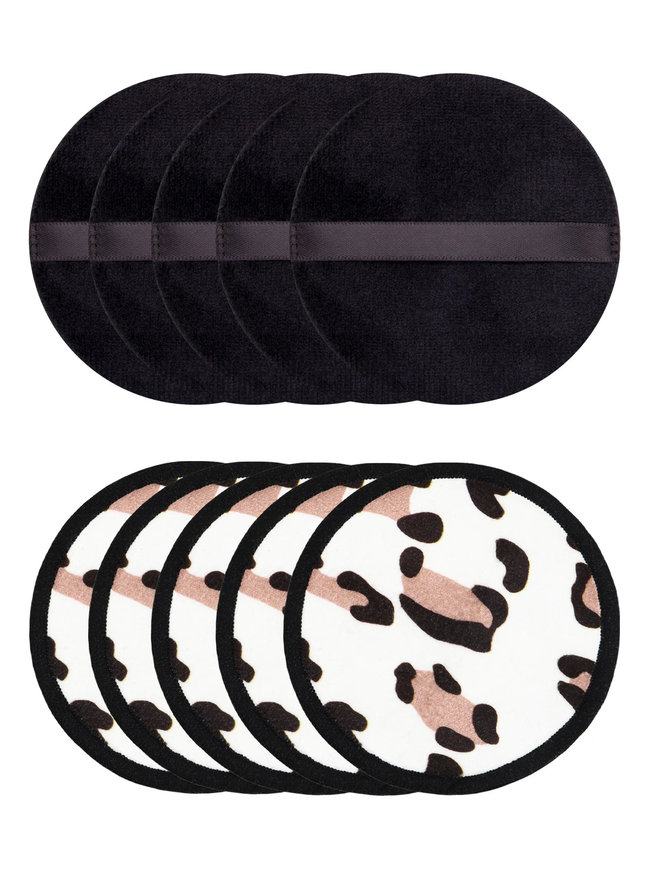 10Pcs Makeup Remover Pads Can Be Soaked in Water and Can Be Removed with Facial Makeup It Can Also Be Used with Makeup Remover.
