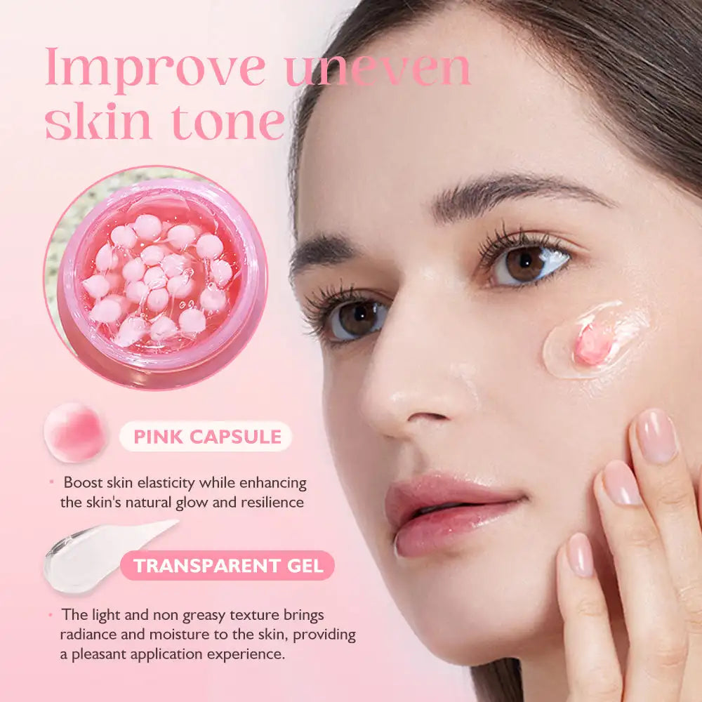 50g KOEC PDRN Pink Collagen Capsule Cream Anti-Wrinkle Hydrating Glowing Increase Elasticity 5% Niacinamide Hydrolyzed Collagen