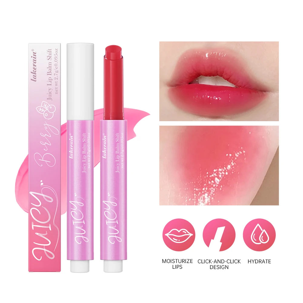 juicy lip balm gloss Color Change Hydrating & Nourishing Lip Gloss Balm with Vitamin E Lip Balm Long Lasting Moisturizing Lipst