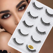 3/5 Pairs Hot Sale Natural Long 3D Mink Lashes Soft Short Faux Cils Handmade Fake Lashes Makeup Tool Eyelash Extension Maquiagem