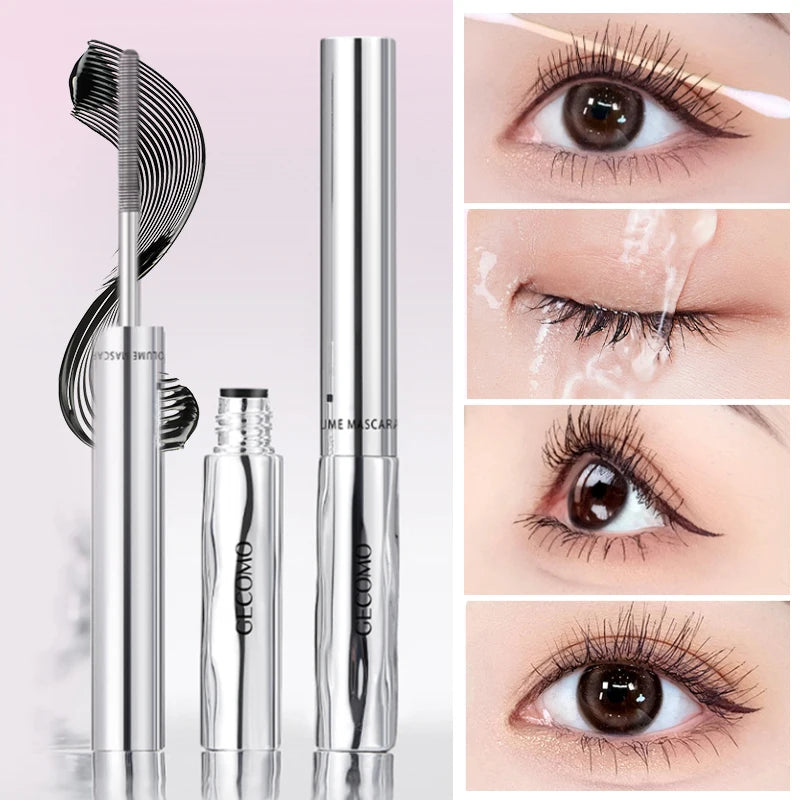 Long-lasting curling mascara Waterproof and sweat-proof Separates each lash Thick and voluminous Steel tube mascara
