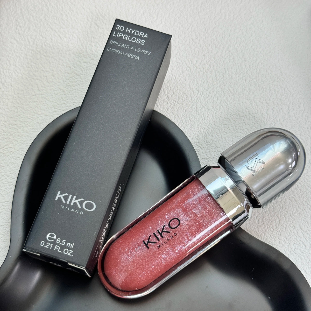 Kiko Double Headed Lipstick Transparent Mirror Non Fading Non Stick Cup Lip Gloss Milk Tea Bean Paste Naked Nature Lip Makeup