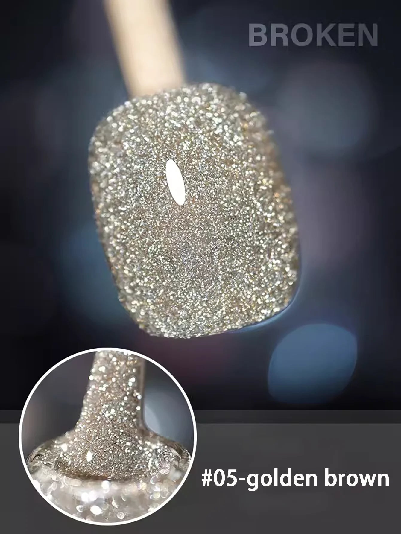 MIANEL 12ML Rock Sugar Crushed Diamond Gel Nail Polish Pink Glitter Nail Polish Top Selling Pink Nails Summer Nails 1-12pcs