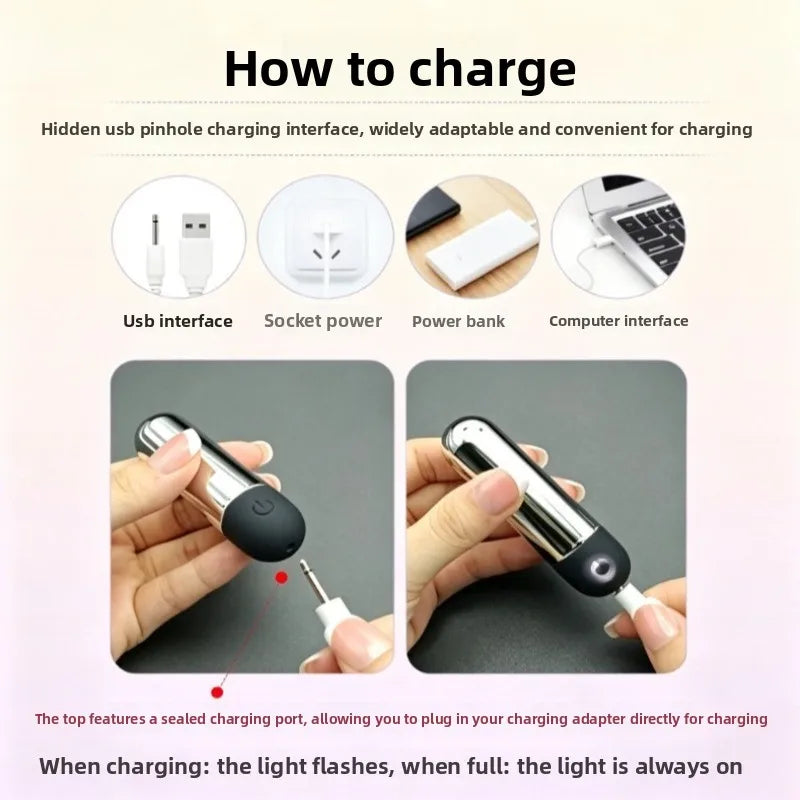 Pocket Mini Face and Eye Massager Portable USB Charging Waterproof Face Eyes Body Relieve Fatigue Facial Skin Care Tools