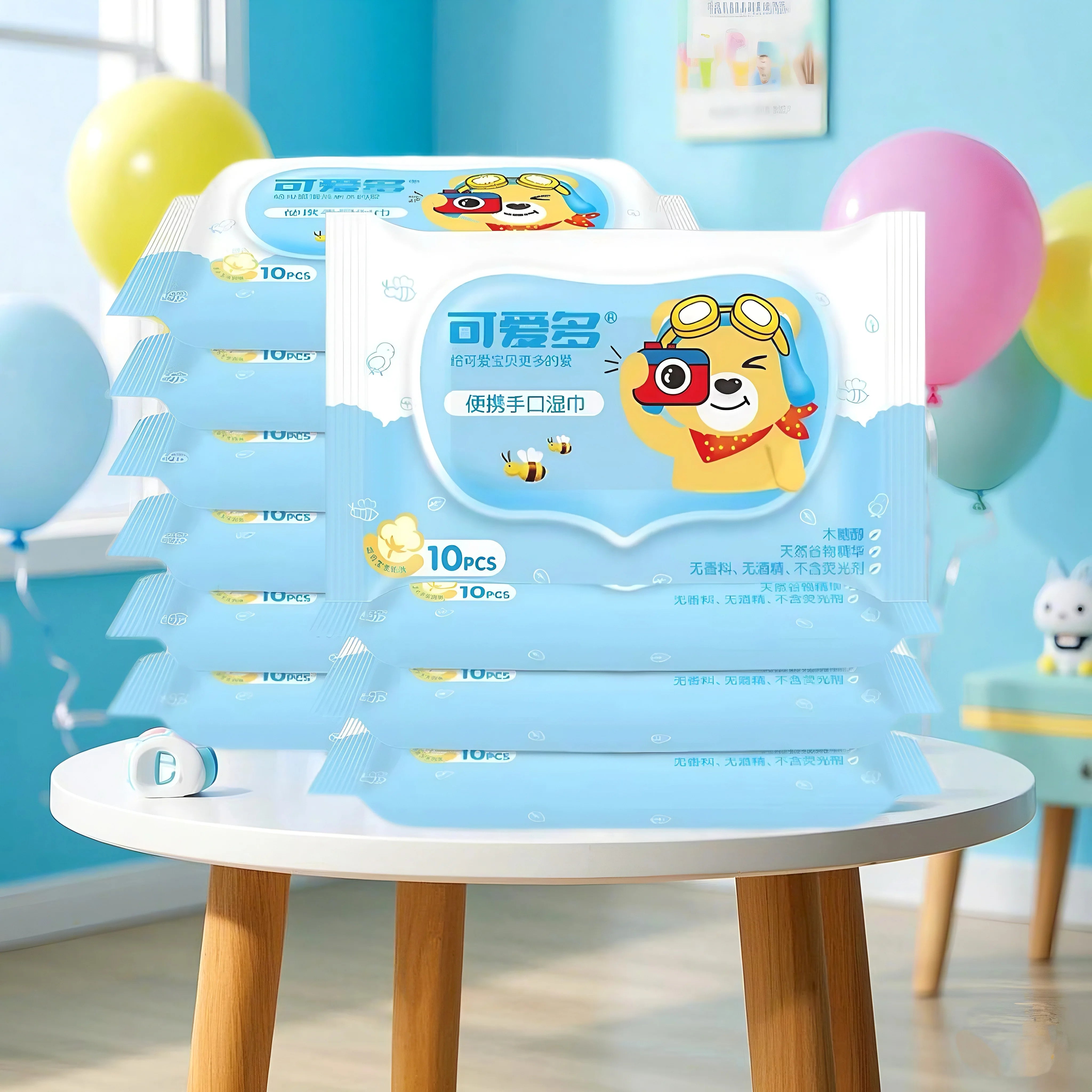 Portable Hand&Mouth Cleaning Wipes 100 Count-10 Count