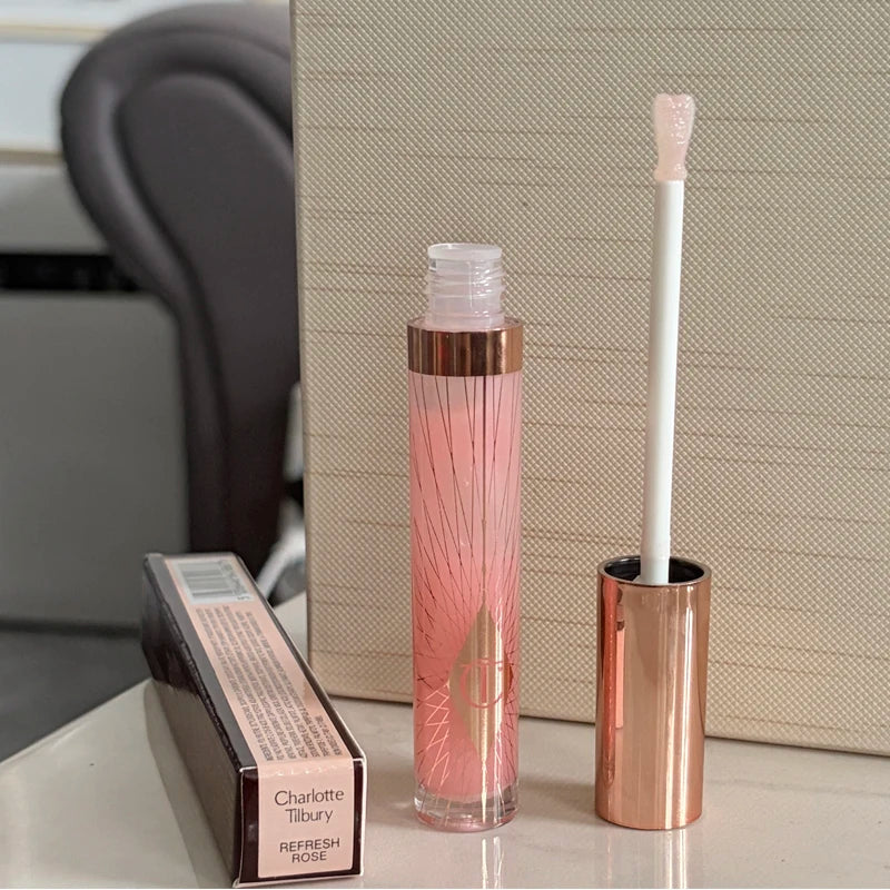 2026 CT Lip Gloss Collagen Lipstick Hydrating Soft Fluffy Head Blush Highlighter Concealer Eyeshadow Palette Fine Powder Texture