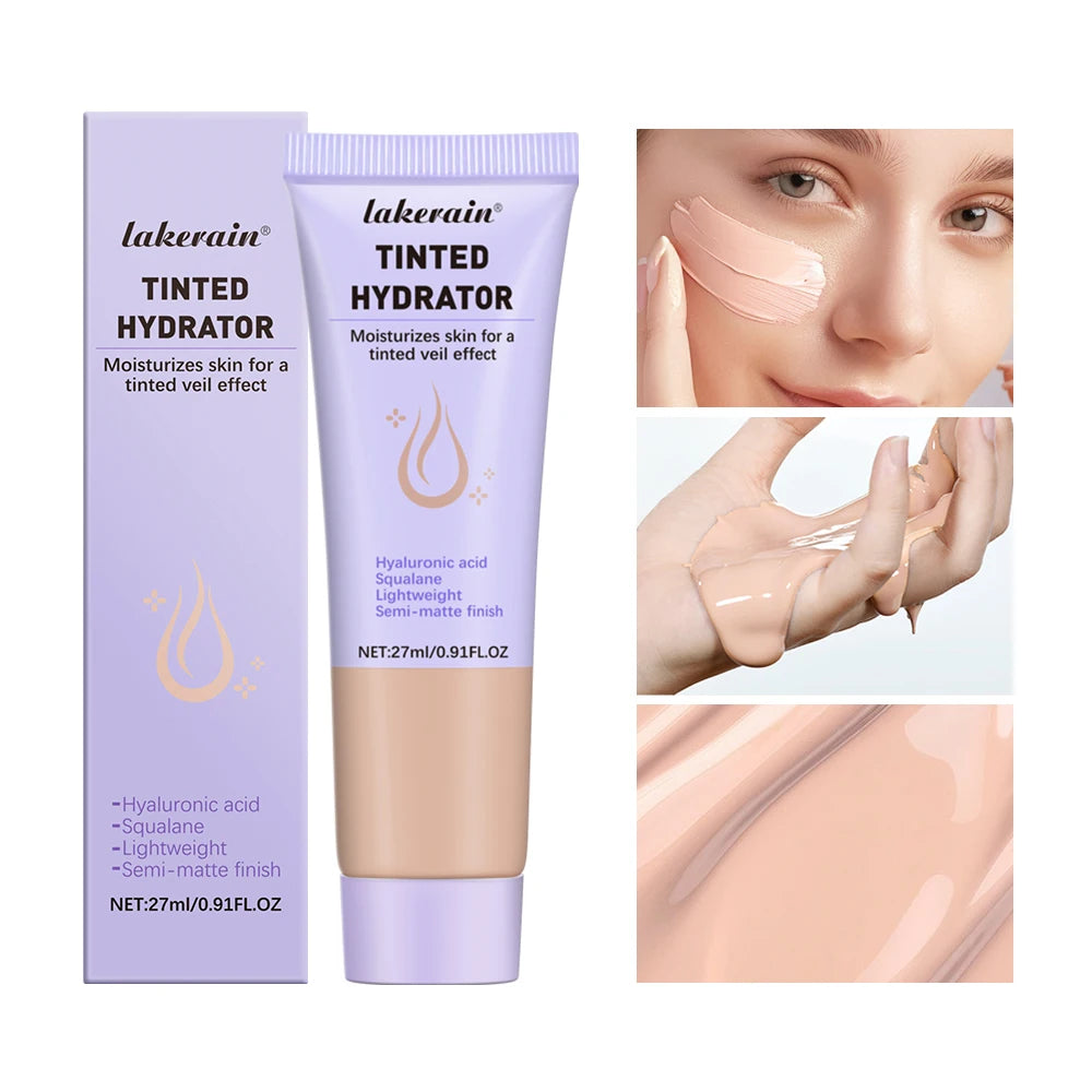 Jelly Tinted Moisturizer for Face – Transparent Hydrating Gel Tint for Soft Smooth Skin Texture & Even Tone Glow