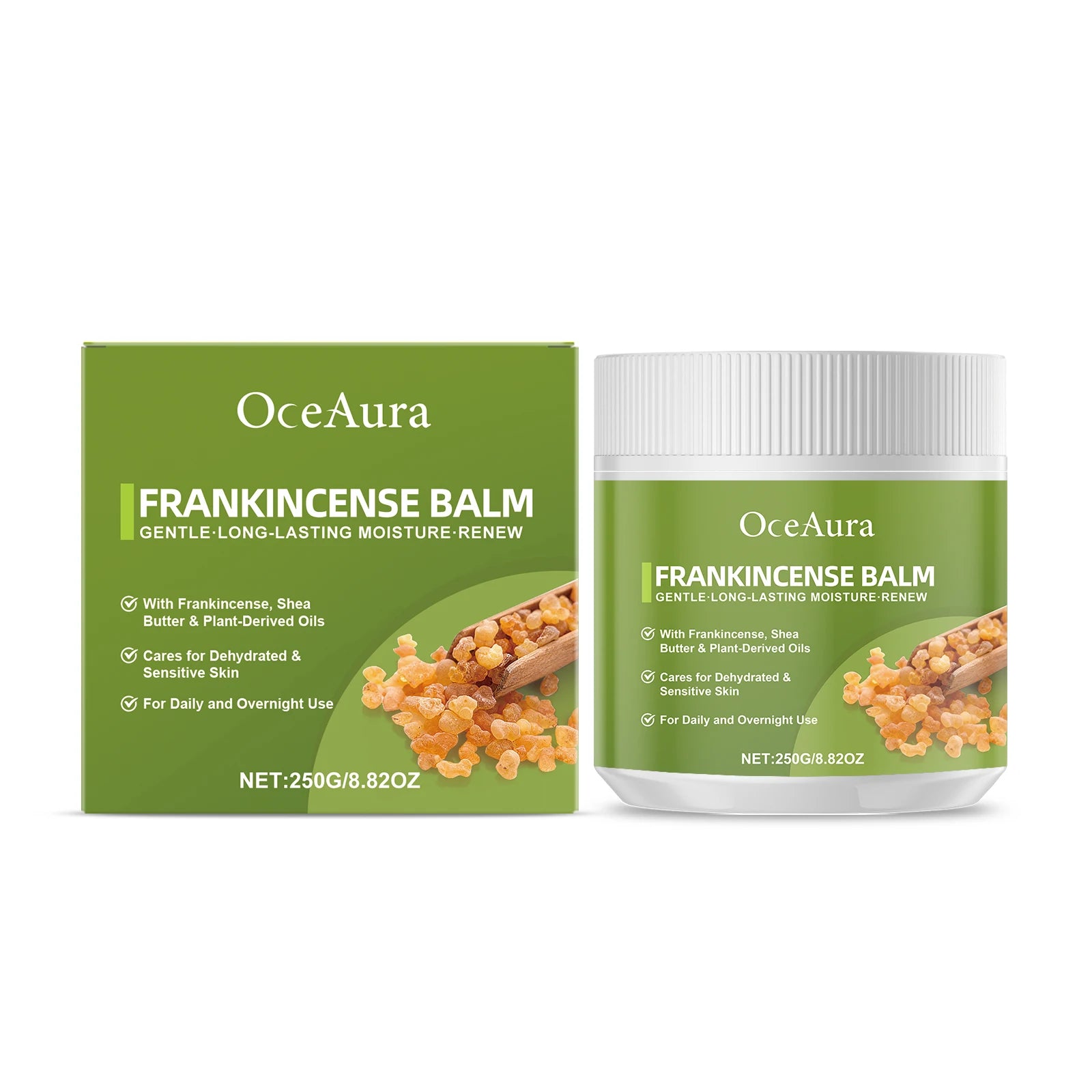 Shea Butter Oil Body Cream Long-Lasting Moisturizing Improve Dryness Deep Nourishing Frankincense Balm Hydrating Body Skin Care