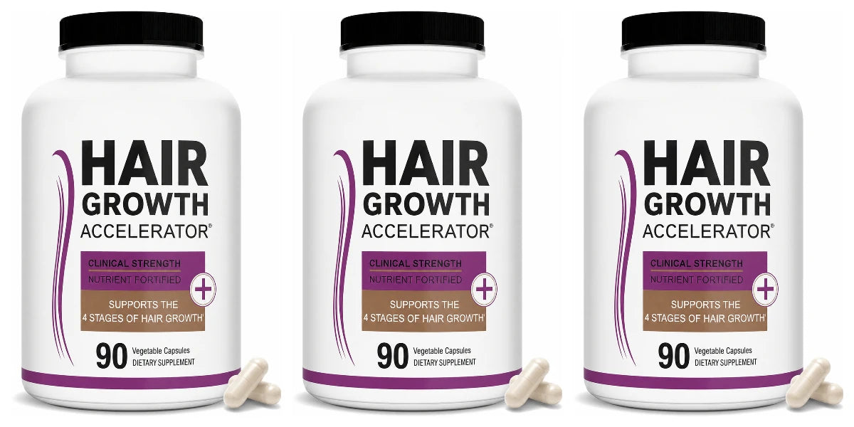 Lustriva Hair Growth Vitamins with Biotin, Marine Collagen, Saw Palmetto, Ashwagandha, Horsetail & Zinc – Thicker Hair, 90 Caps