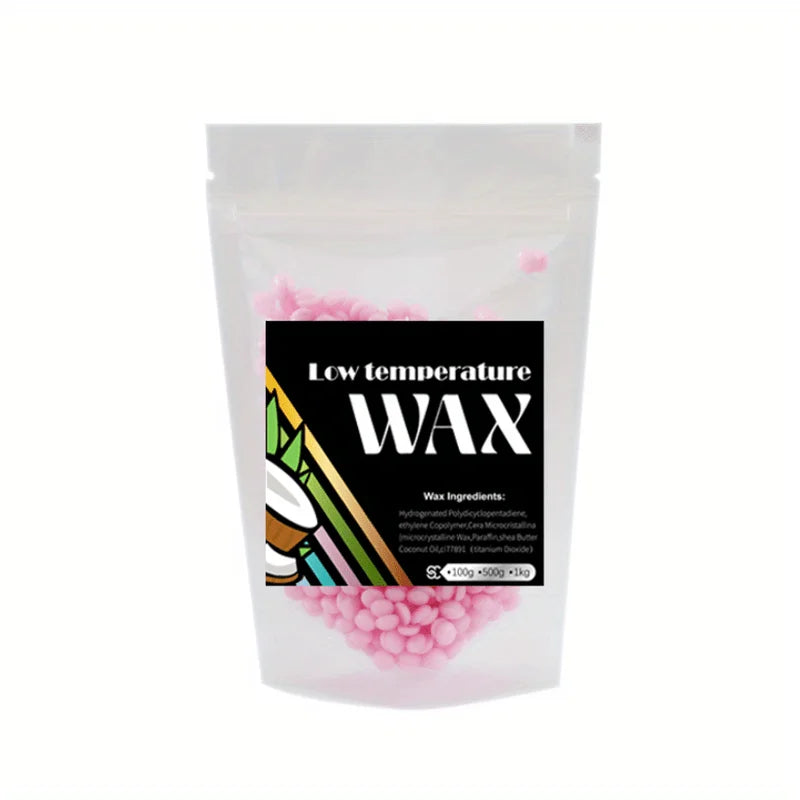 500g/100g Hard Wax Beans Solid Hair Remover No Strip Depilatory Hot Film Wax Bead Hair Removal for Full Body Bikini Leg Eyebrow