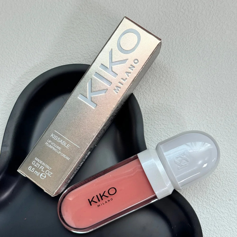 Kiko Double Headed Lipstick Transparent Mirror Non Fading Non Stick Cup Lip Gloss Milk Tea Bean Paste Naked Nature Lip Makeup