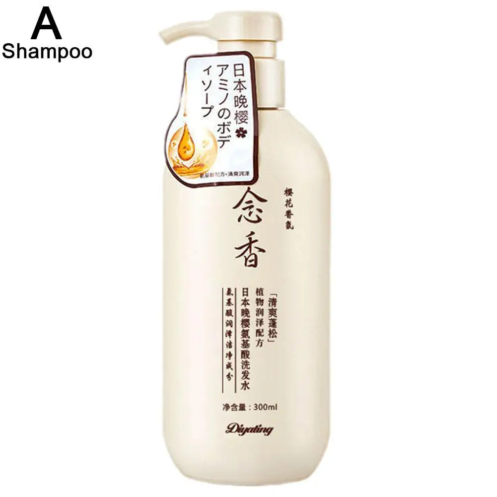 500ML Rice Puree Shampoo Refreshing Anti Dandruff Anti Itch Oil Control Nourishing Fluffy Hair Deep Cleaning Hair Shampoo