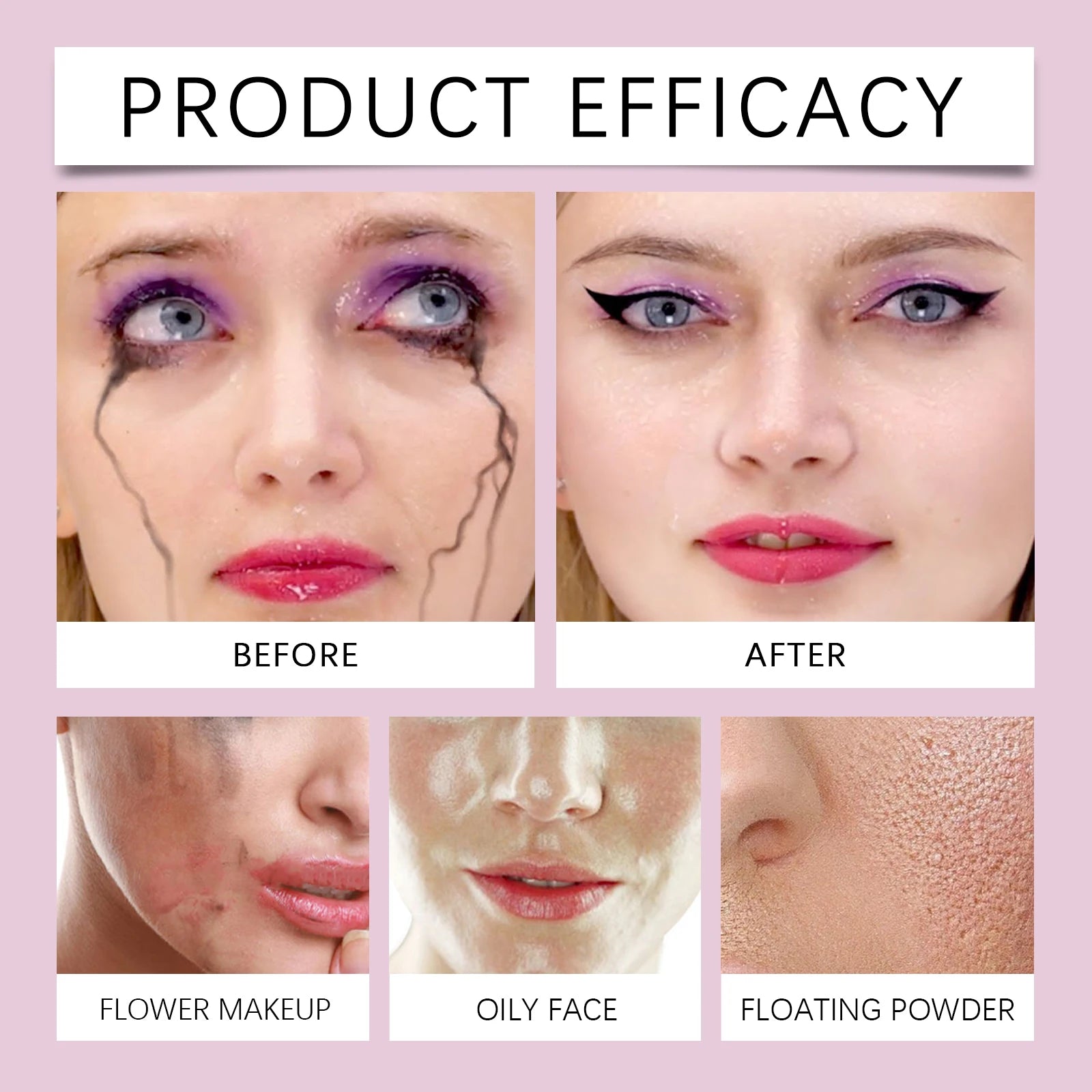 Matte Finish Setting Spray Waterproof Long Lasting Oil Control Pore Tightening Face Mist for All Day Fresh Makeup Hold 60ml