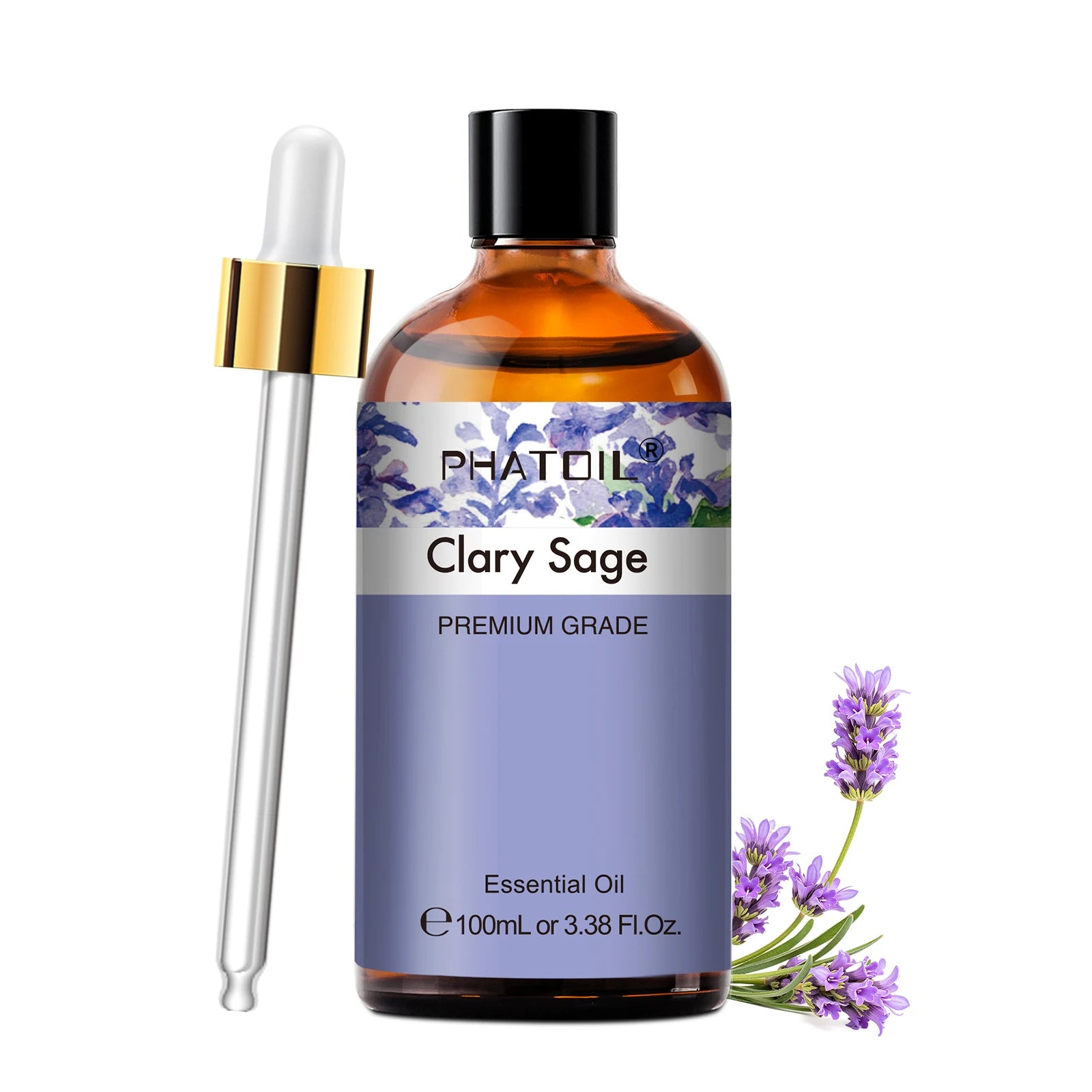 PHATOIL 2pcs/1pcs Lavender Aromatherapy Essential Oil For Diffuser,Candle Making-100ml Eucalyptus Jasmine Vanilla Cinnamon Oils