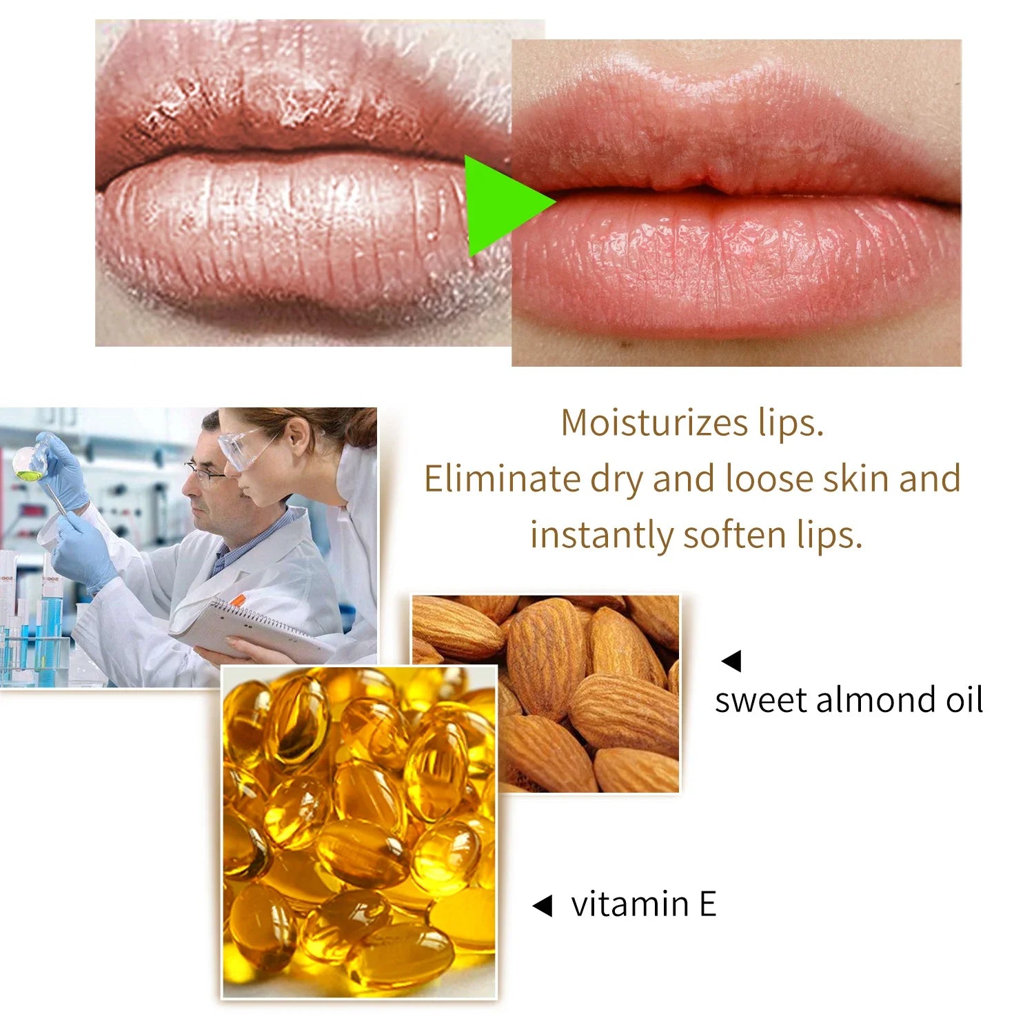Lip Scrub for Dark Lips Pink Lips Balm Exfoliante Moisturizing Reduce Pigmentation Anti-Cracking Sugar Scrub Lighten Black Lip