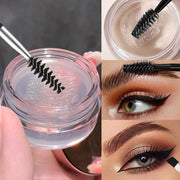 6 Color Wild Brow Styling Eyebrow Cream with Brush Long-lasting Color-resistant Eyebrow Gel Soap Wax White Eyebrow Cream