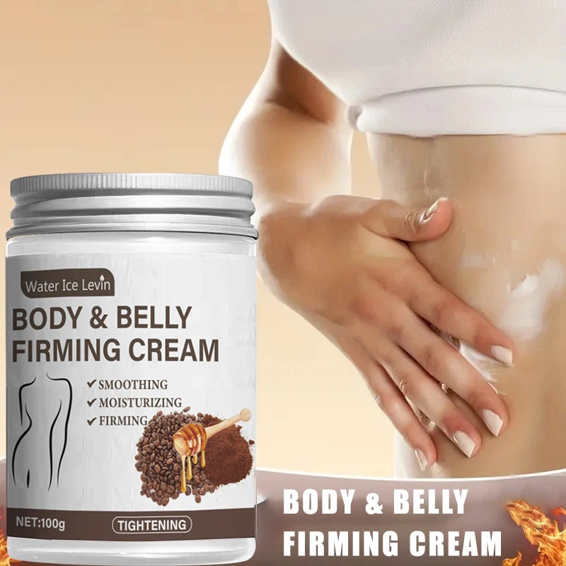 100g Caffeine Collagen Firming Cream – With Caffeine, Coconut Oil & Vitamin E for Moisturizing and Smoother-Looking Skin, Fragrance-Free & Suitable for All Skin Types