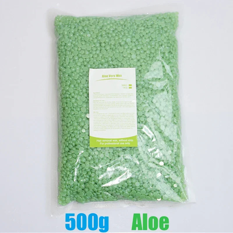 50g/200g/500g Hard Wax Beans for Hair Removal Body European Brazilian Pearl for Wax Warmer Waxing Beans for Wax Heater Machine
