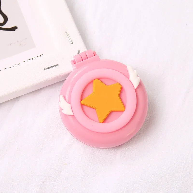 Girls Cute Kawaii Animal Fruit Portable Comb with Mirror Princess Air Cushion Massage Makeup Hair Brush for Baby Kids Stuff