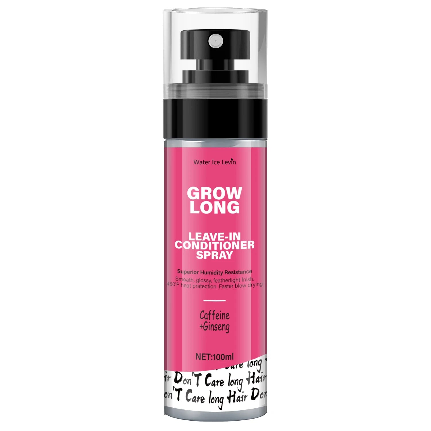 Leave-In Conditioner Spray and Smoothing Agent, Long-Lasting Biotin - Anti-Frizz Deep Conditioner for Split Ends and Breakage - with Vitamin E, Caffeine, and Ginseng, Suitable for Curly, Dry, and Damaged Hair