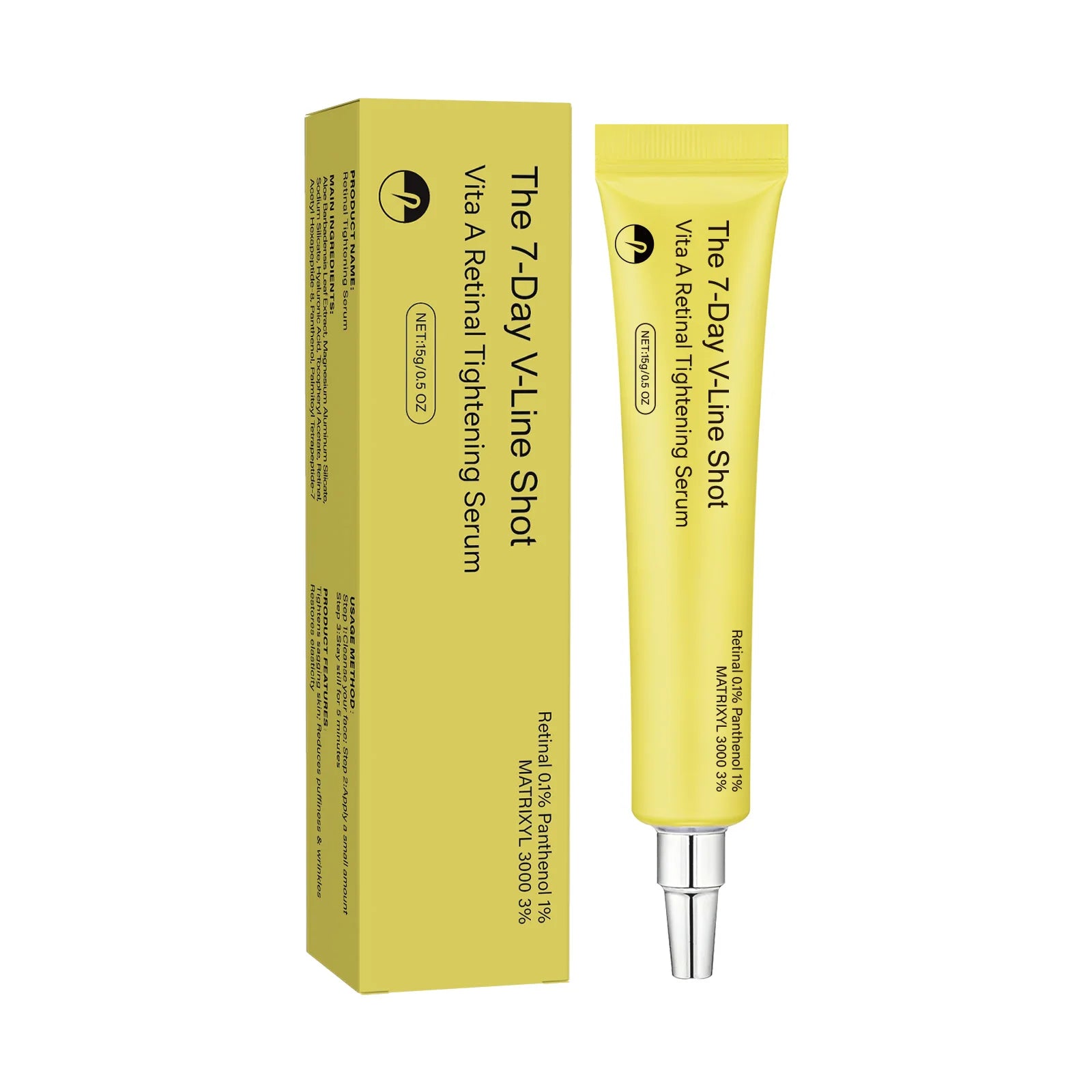 Retinol Vitamin C Hydrating Shot Tightening Booster Face Cream Eye Serum Lightening Dark Circles Firming Moisturizer