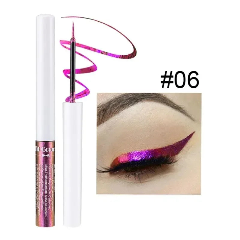 Chameleon Liquid Eyeshadow Pearl Monochrome Metal Lipgloss Shimmer Pigment Glitter Eyeshadow Lipstick Shine Diamond Eye Makeup