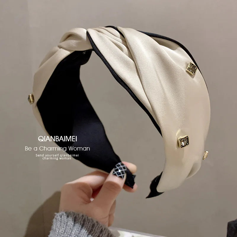 Hair Clip Bow Headbands Vintage Wide-brimmed Headband Hair Pins and Clips  Hair Accessories for Women