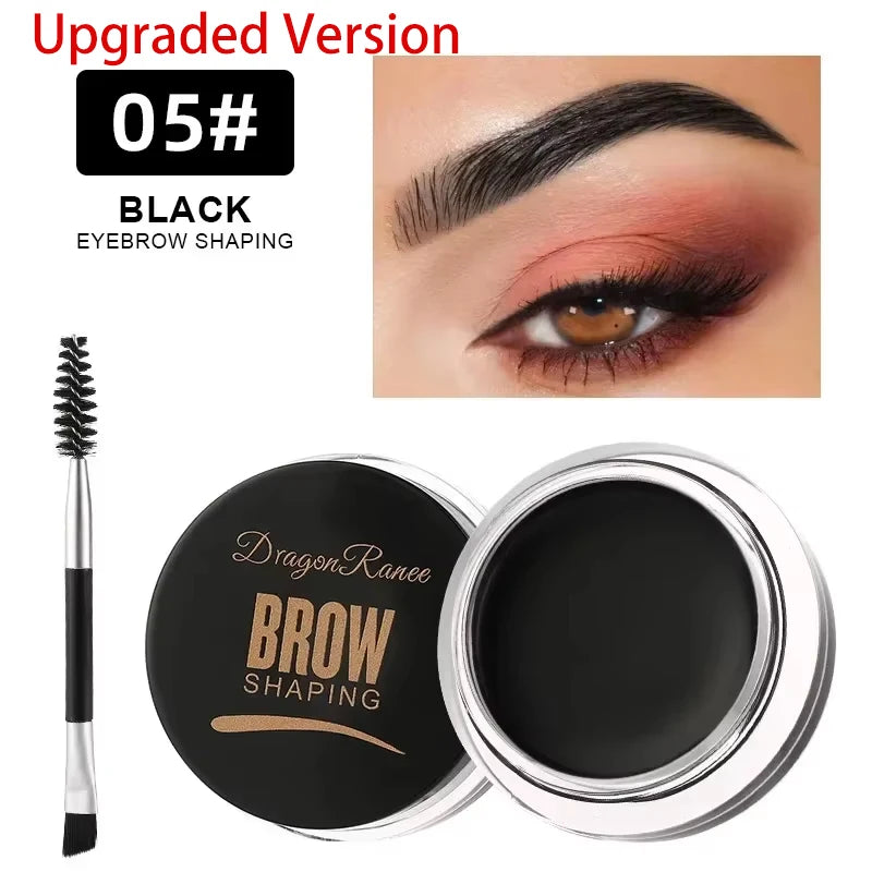 Matte Eyeliner Eyebrow Cream Gel Waterproof Long Lasting Contouring Brown Black Brow Cream Wild Eyebrows Cream Concealer