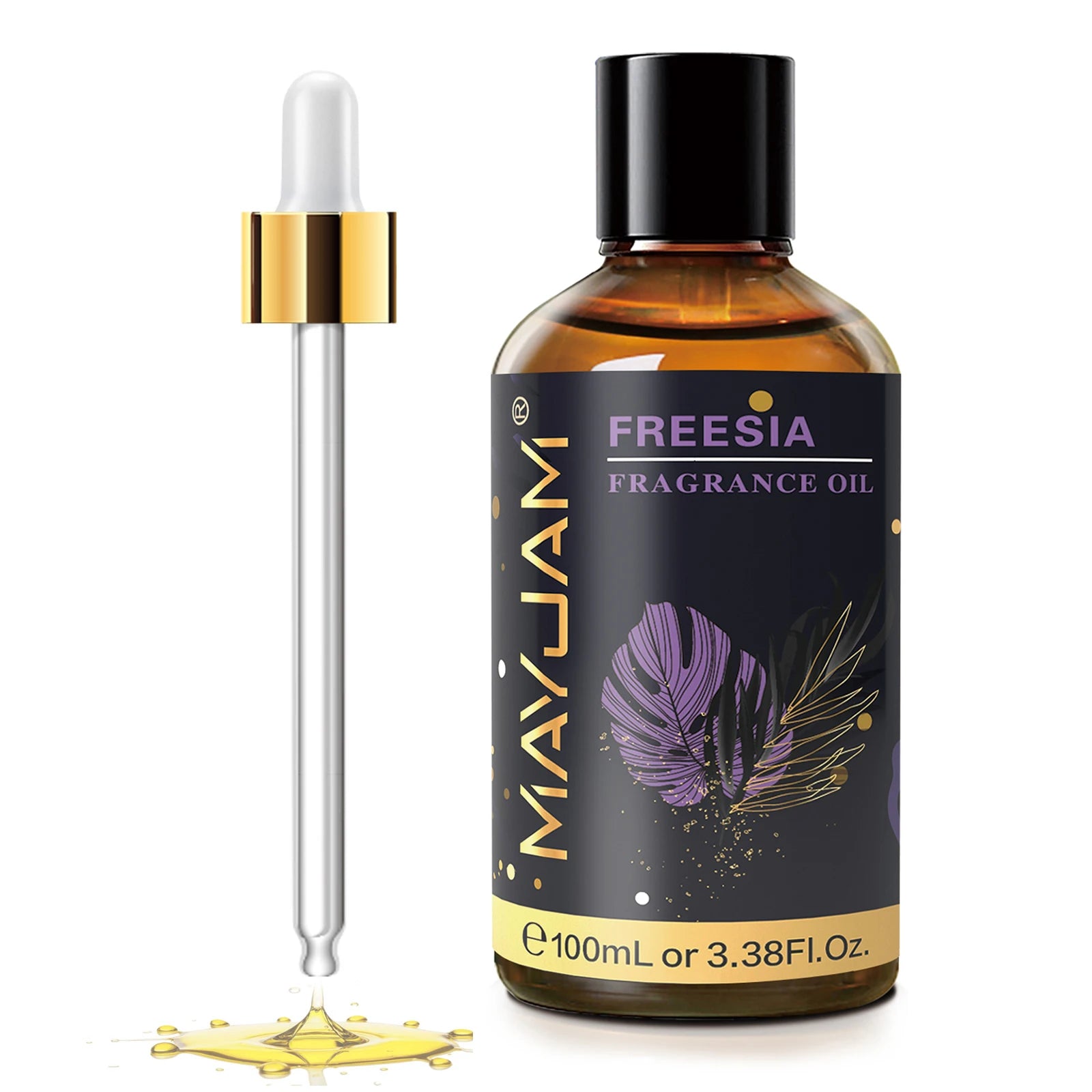 MAYJAM 100ml Fragrance Oils with Dropper For Humidifier Car Diffuser White Musk Bubble Gum Sea Breeze Freesia Baby Powder