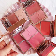 Partick Major Headlines Double Take Creme & Powder Blush Duo Long-Lasting Face Makeup Natural Facial Coverage Powder TA Blusher