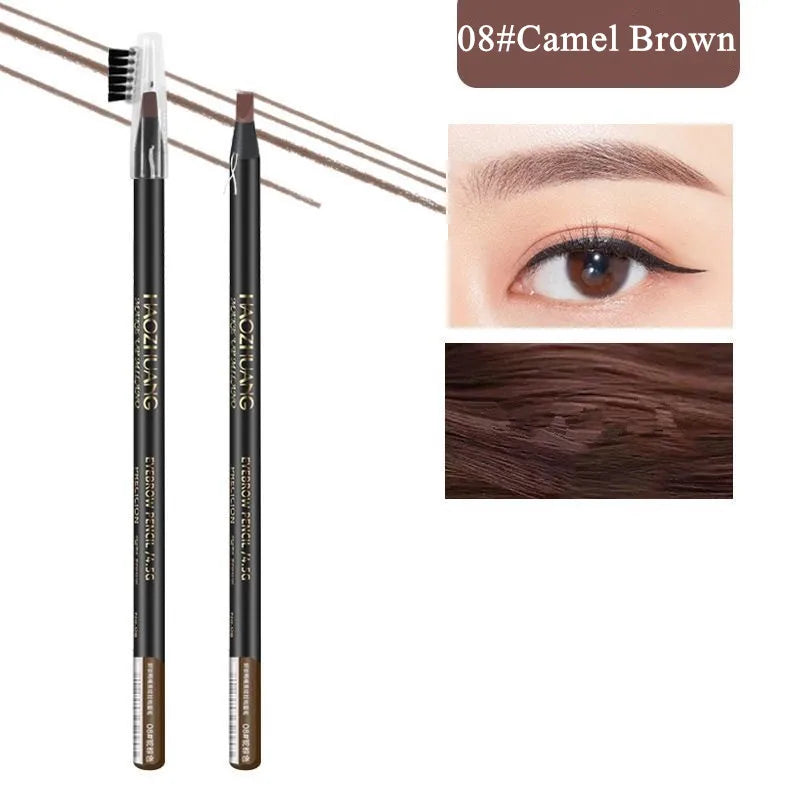 Hard Microblading Eyebrow Pen Natural Wild Brows Eye Brow Definer Enhancers Pencil Waterproof Long Lasting