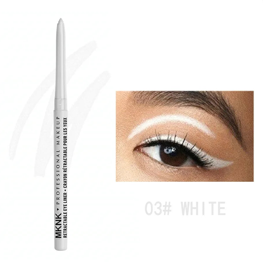 Auto Rotating Eyeliner Gel Pencil &Lip Liner,Easy to Color High Pigment Eye Makeup Pen,Waterproof Long Smudge Resistant Cosmetic
