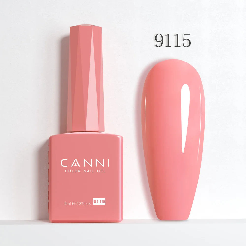 CANNI Nail Gel Polish HEMA FREE TPO FREE Summer Colors Semi Permanent Soak Off UV LED Self-leveling Great Coverage Gel Varnish