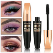 5D Eye Black Mascara Waterproof Lengthens Eyelashes Extension Silk Fiber Mascare Eye Makeup for Women Cosmetic Korean Make up