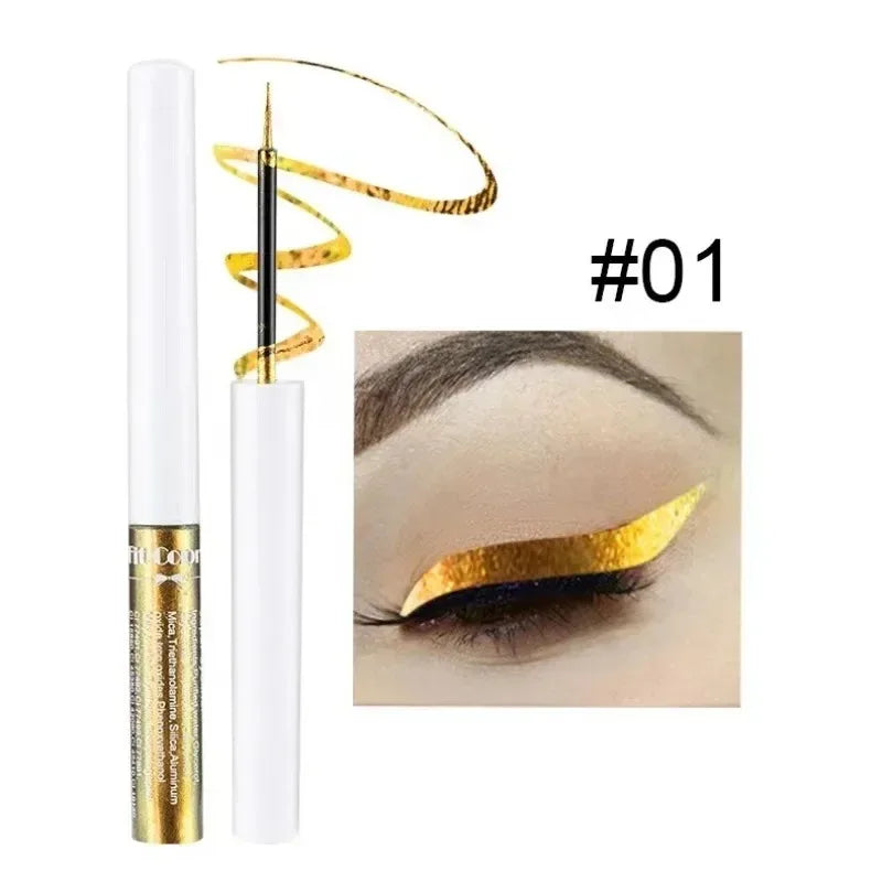 Chameleon Liquid Eyeshadow Pearl Monochrome Metal Lipgloss Shimmer Pigment Glitter Eyeshadow Lipstick Shine Diamond Eye Makeup