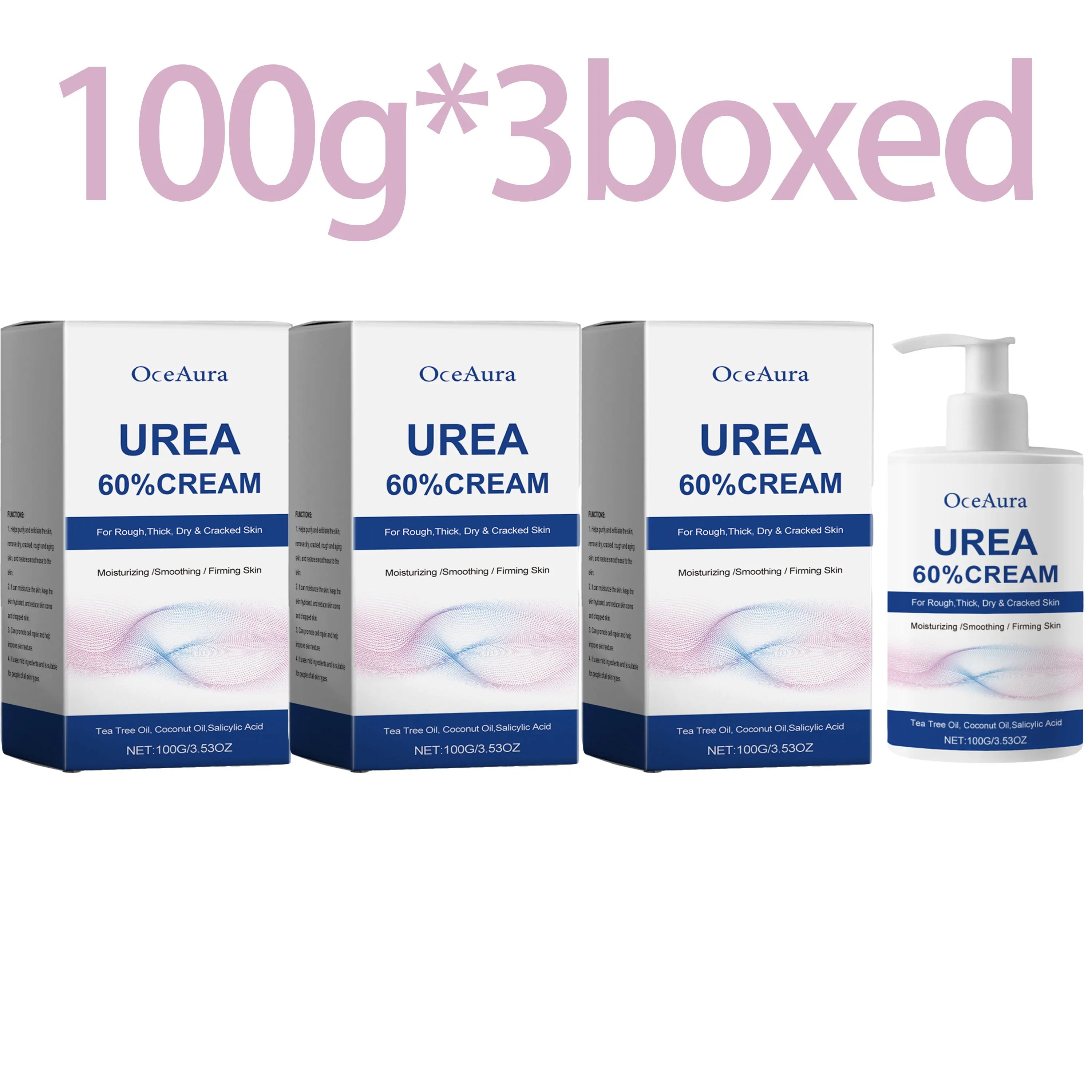 60% Urea Care Foot Cream Heel Moisturizing Soft Relieve Drying Cracked Remove Calluses Dead Skin Removal Hand Foot Skin Care