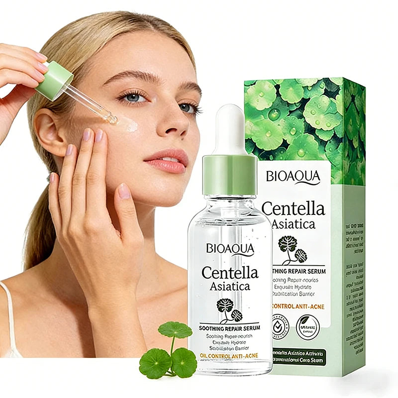 BIOAQUA Centella Hyaluronic Acid Serum for Face Whitening Moisturizing Anti-Wrinkle Anti-Aging Face Essence Facial Skin Care