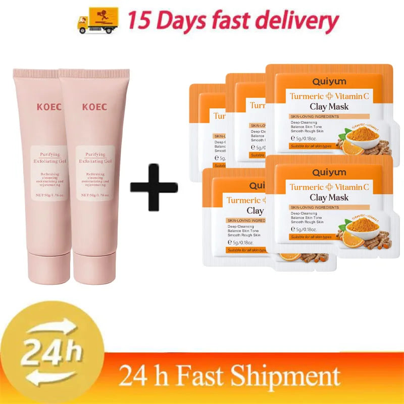 Revitalize Skin Fruit Acid Peeling Gel Facial Cleansing Exfoliating Peeling Scrub Deep Clean Acne Blackhead Remove Face Cleanser