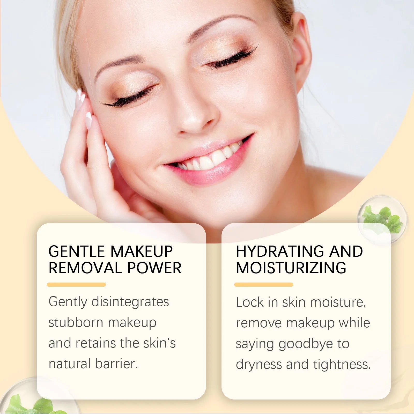 EELHOE Centella Cleansing Oil Makeup Remover Refreshing Clean Pores Oil Control Hydration Centella Asiatica Facial Cleansing Oil
