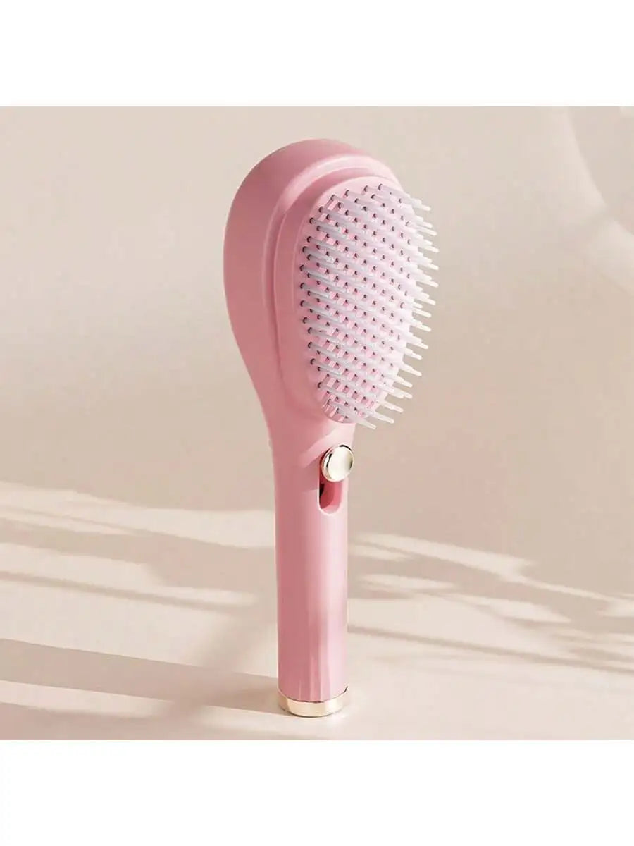 1pcs Magic Retractable Hair Comb-Anti-Static Scalp Massaging & Detangling Brush for All Hair Types Holiday Gift Box Beauty Tool