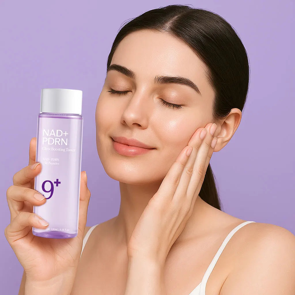 3PCS NAD+PDRN Glow Boosting Toner, Firming, Hydrating, Elasticity, Fade Fine Lines, Skincare Moisturizing Essence for Dry Skin