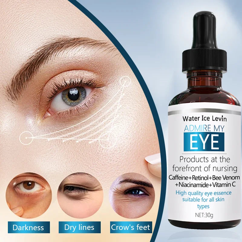 Multi-Targeted Eye Serum - Caffeine + Retinol - Visibly Revives Eye Area - For Dark Circles & Puffiness