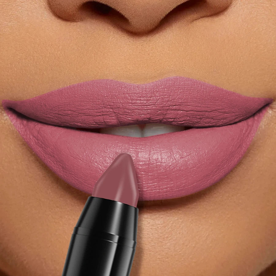 15-Color Velvet Matte Lipstick Pencil Waterproof  Red Brown Pink Long Lasting Lip Stick Korean Makeup Lip Tint Cosmetic Lipgloss