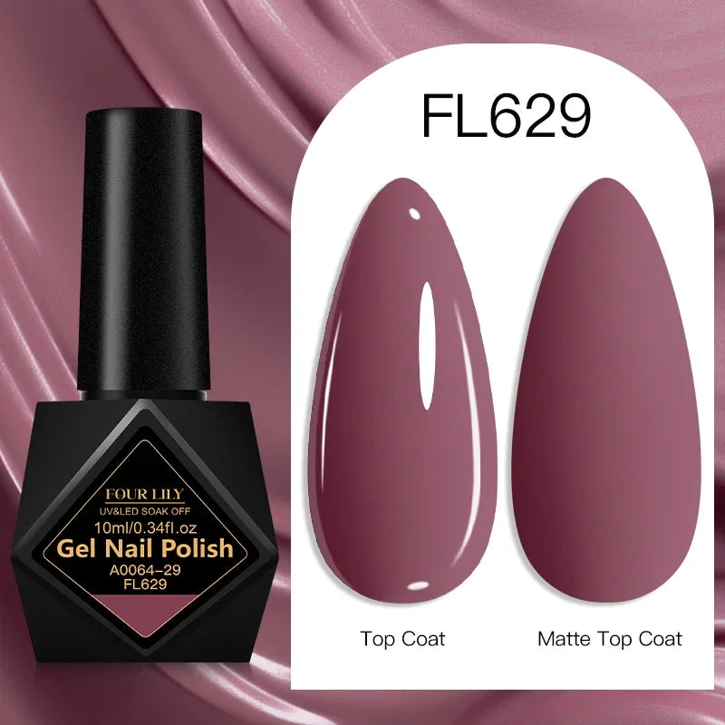 10ml Gel Nail Polish 162 Colors Nail Supplies Vernis Semi Permanent Nail Art Manicure Soak Off LED UV Gel Nail Varnishes Summer