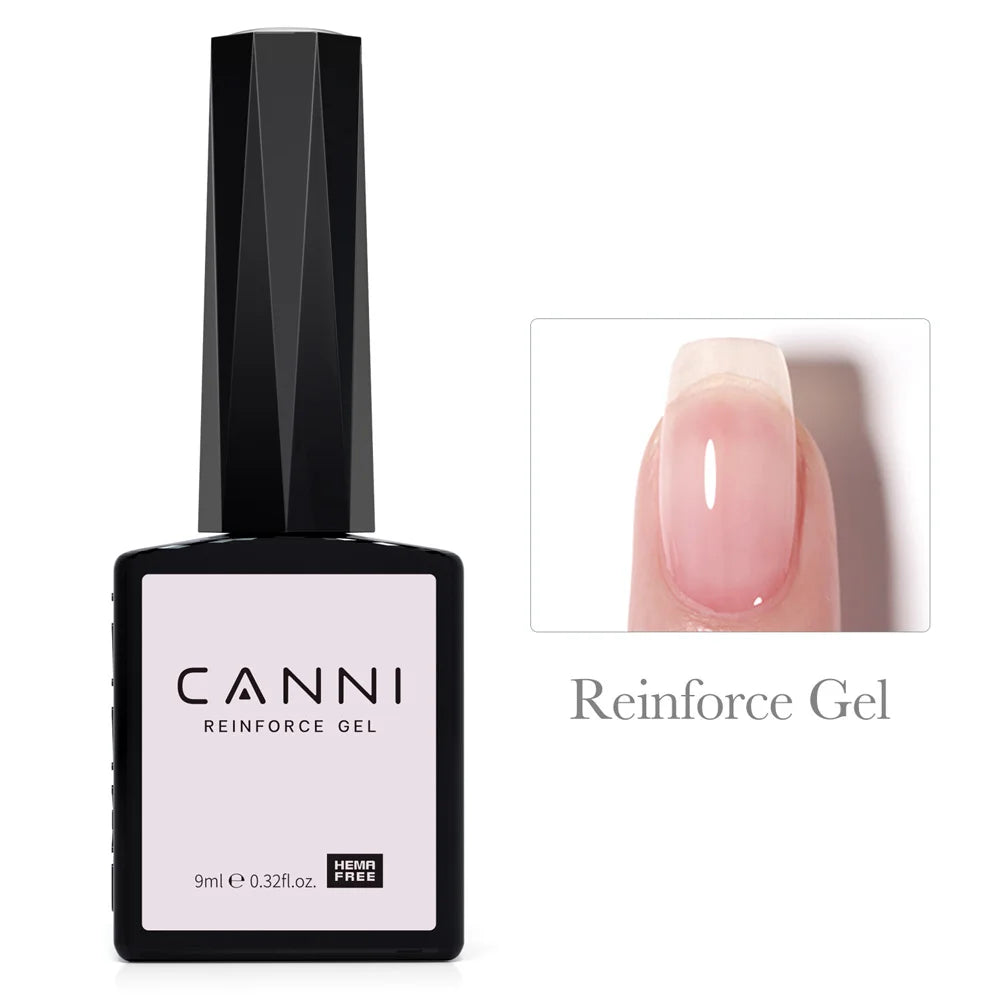 Canni Nail Gel Polish Jelly Nude Color HEMA FREE TPO FREE 9ml Transparent Semi Permanent Natural Nude French Nail Gel Lacquer