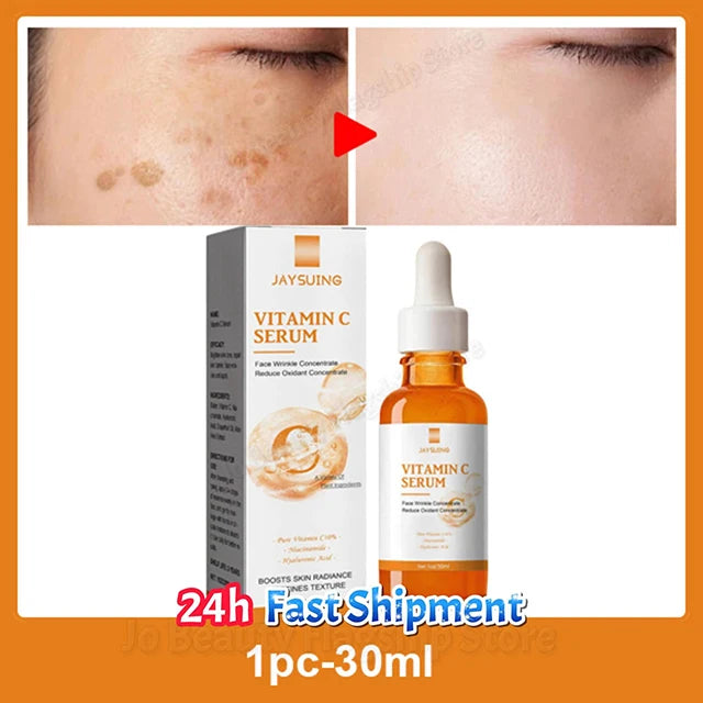 Vitamin C Whitening Serum Face Remove Dark Spots Freckles Fade Melanin Retinol Anti-wrinkle Essence Brightening Korean Skin Care
