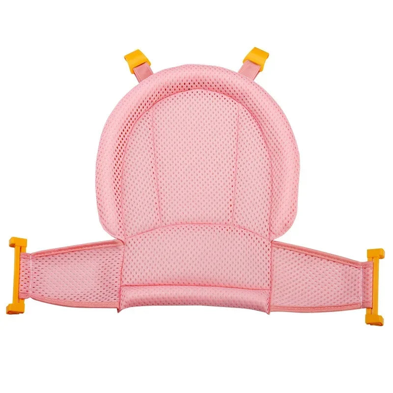 Baby Bath Cushion Pad Newborn Bathtub Mat Infant Bath Supporter Net Baby Universal Nonslip Floating Bathing Tub Shower Mesh Seat